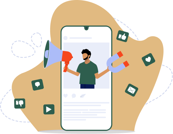 Call to action illustration